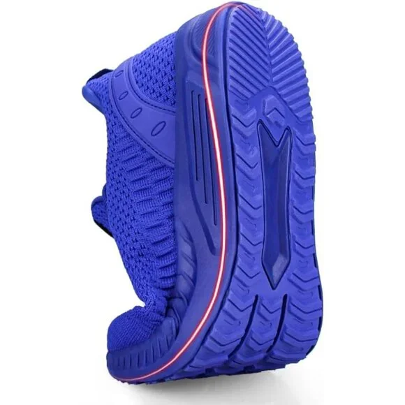 Men's Royal Blue Non Slip Lightweight Workout Breathable Mesh Fashion Sneakers
